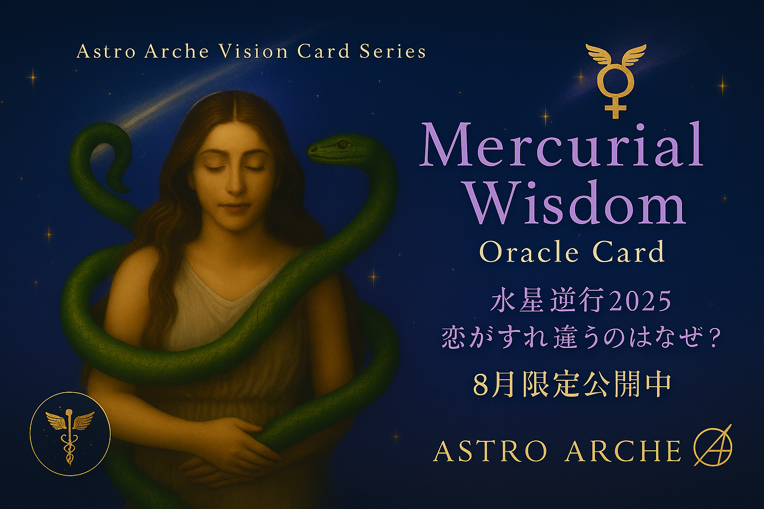 Mercurial Wisdom Oracle Cardbts炷̋CÂƖbAstro Arche rWJ[hV[Ys8Jt